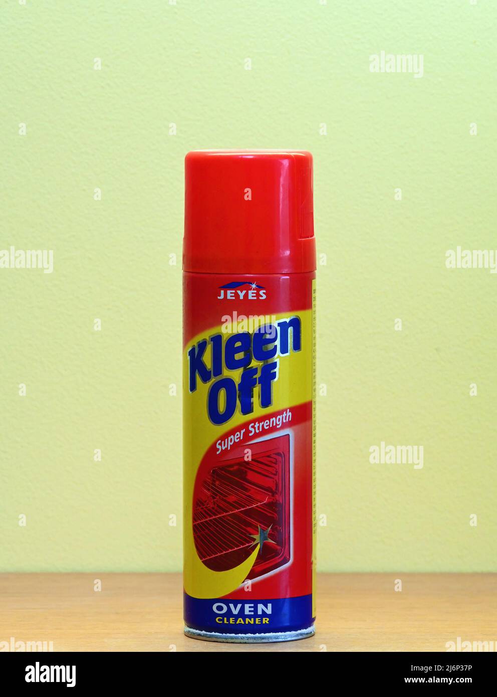 Jeyes Kleen Off Super Strength Oven Cleaner. Spray can. Stock Photo