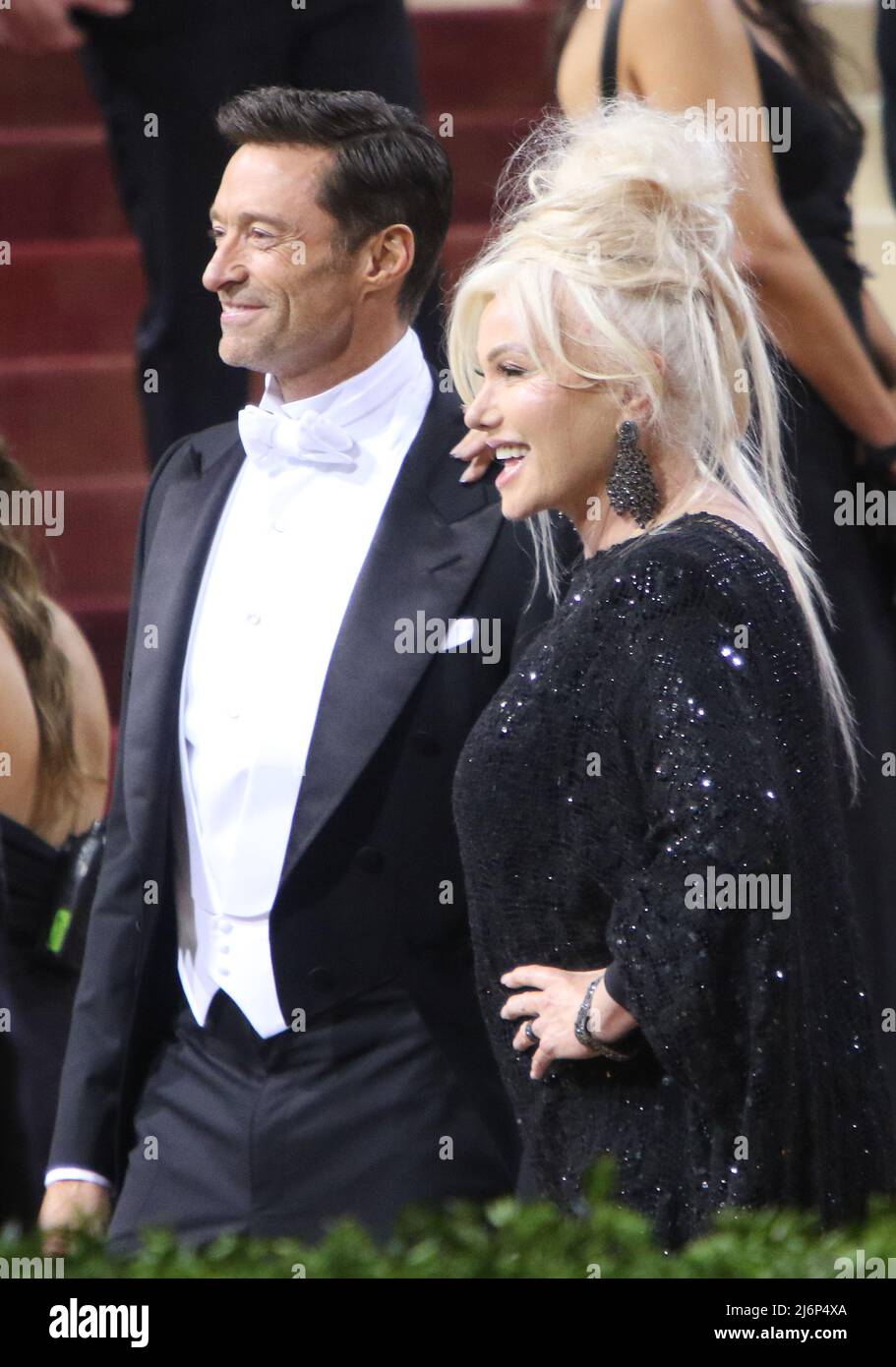 NEW YORK, NEW YORK MAY 02 Hugh Jackman and DeborraLee Furness at