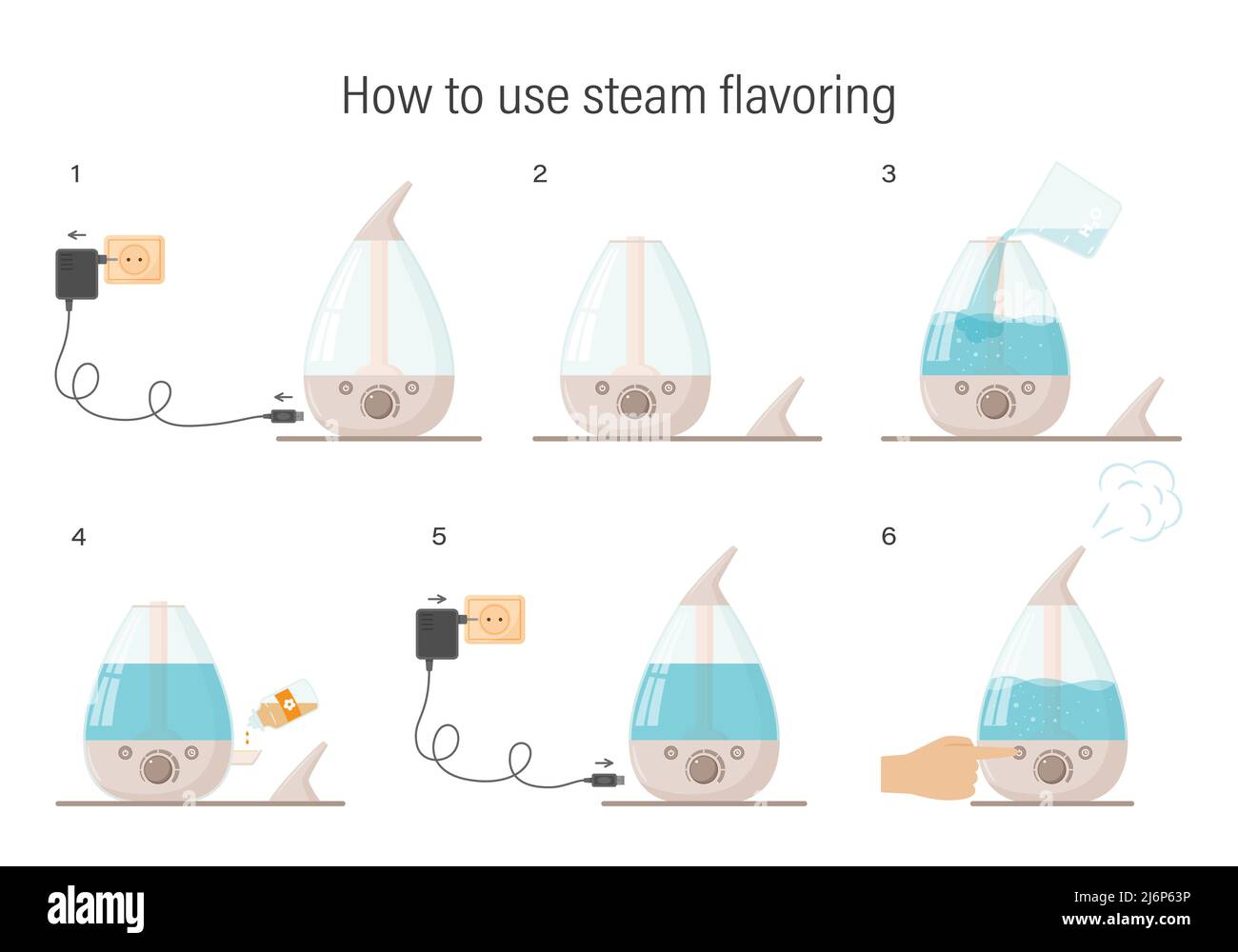 Using steam Stock Vector Images Alamy