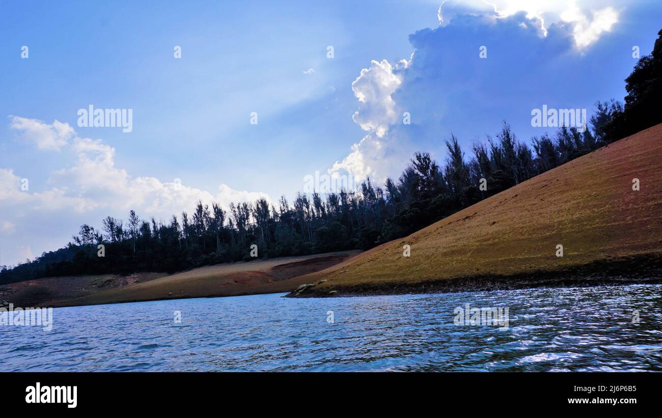 Beautiful view of Pykara Lake, Ooty, Tamilnadu. Awesome scenery of ...