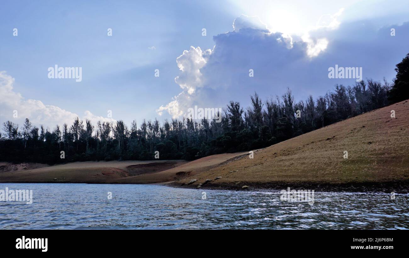 Beautiful view of Pykara Lake, Ooty, Tamilnadu. Awesome scenery of ...