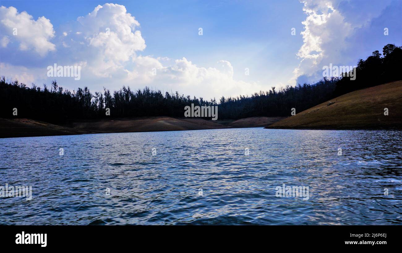 Beautiful view of Pykara Lake, Ooty, Tamilnadu. Awesome scenery of ...