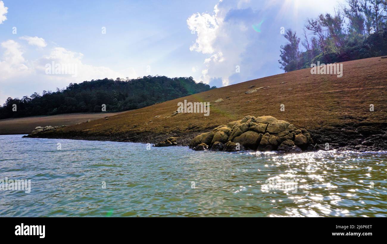 Beautiful view of Pykara Lake, Ooty, Tamilnadu. Awesome scenery of ...