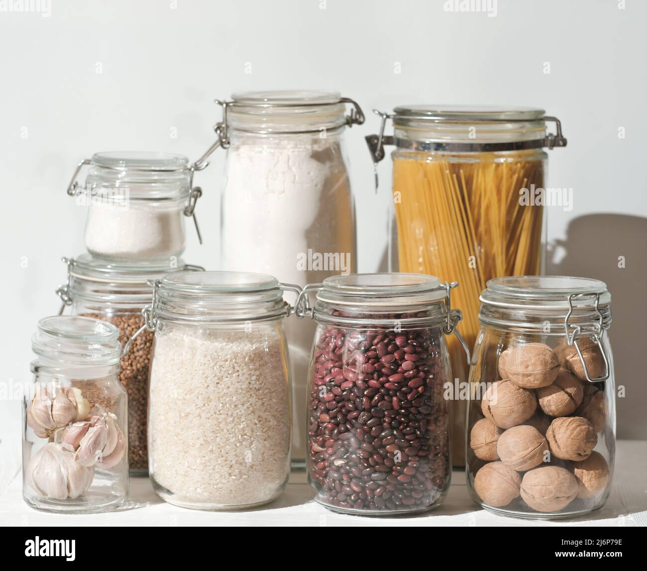 Curated visual reference: Organic Products In A Zero Waste Jars Food Storage In Photo Inspiration