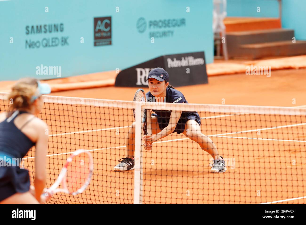 Madrid, Spain, MAY 3, 2022 - Shuko Aoyama (JPN), MAY 3, 2022 - Tennis