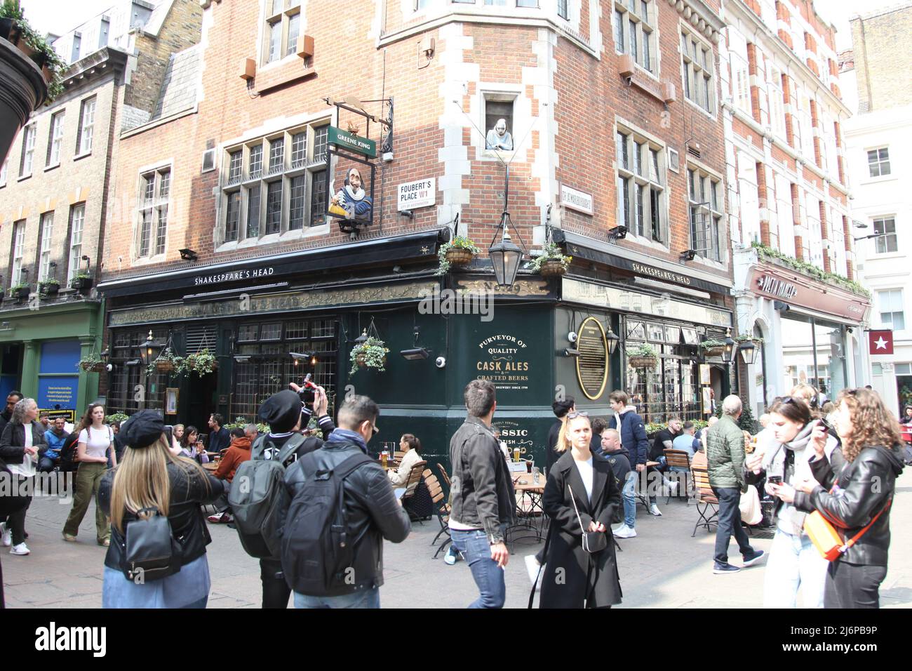 Shakespeare's Head public house 'pub' on Carnaby Street, London