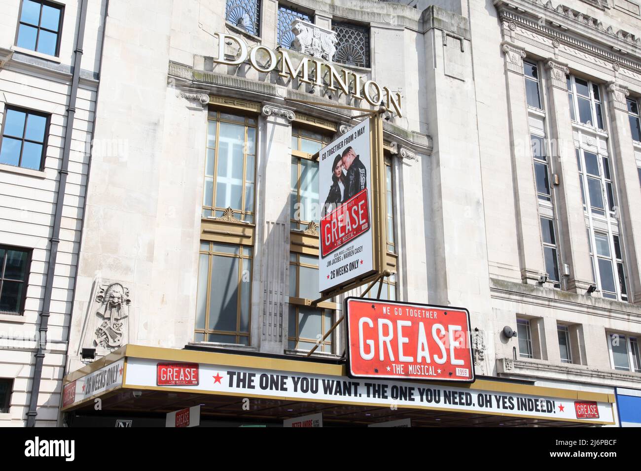 Dominion theatre external hires stock photography and images Alamy