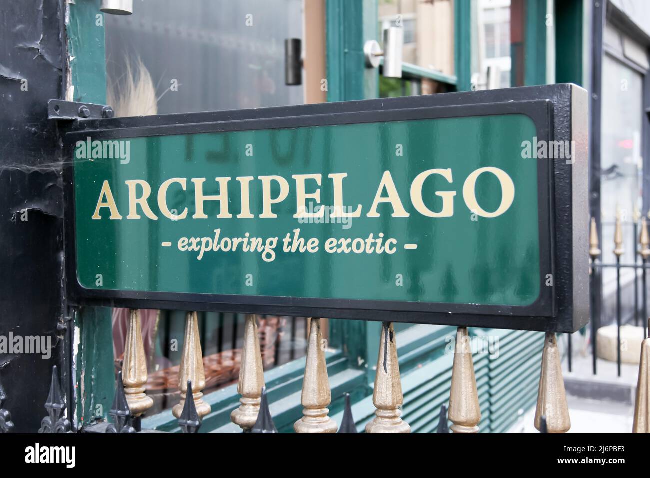 Archipelago exotic and eclectic restaurant on Cleveland Street, London
