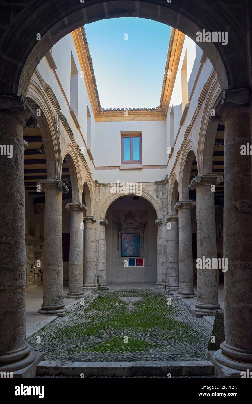 The Almudín (l'Almodí) Museum in the center of the City of Játiva ...