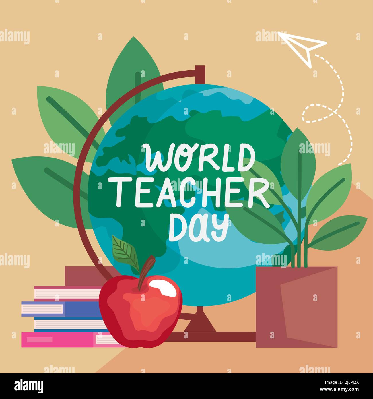 world teachers day in Stock Vector Image & Art Alamy