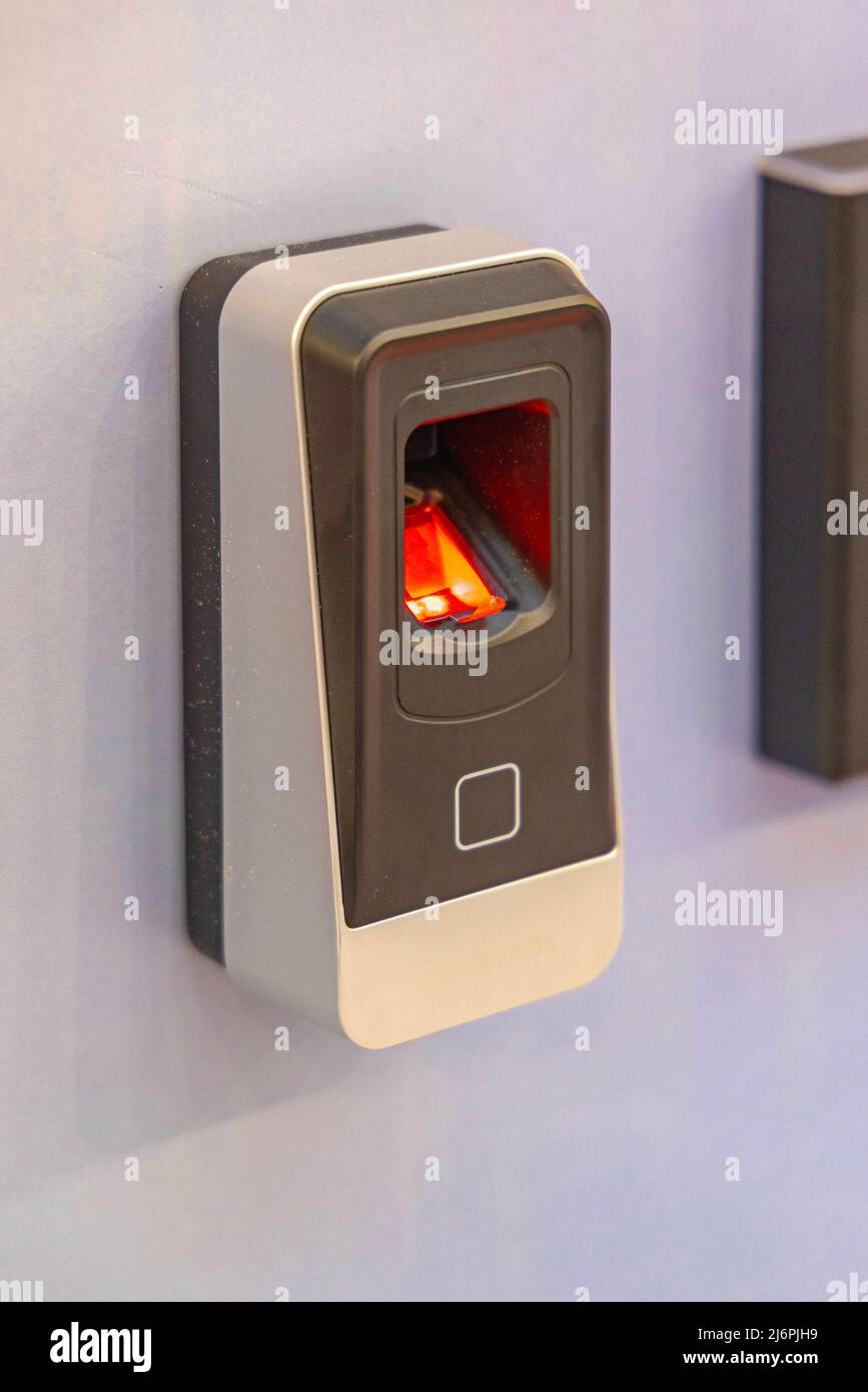 Wall Mounted Fingerprint Reader Scanner High Security Device Stock