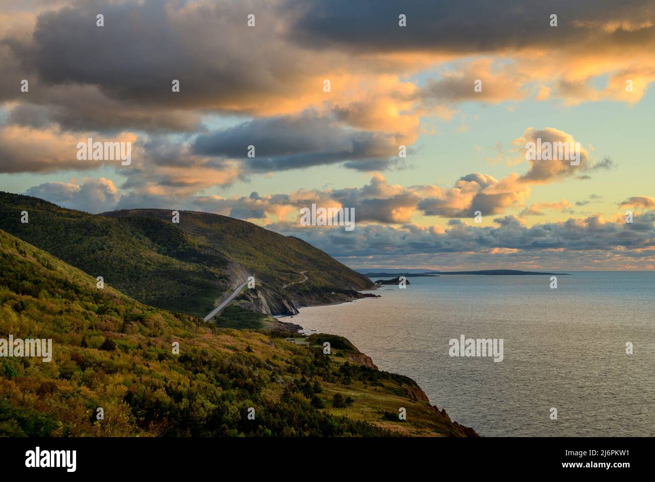 Canada, Maritimes, Cape Breton, Ingonish, Cape Breton Highlands National Park, Cabot Trail Stock