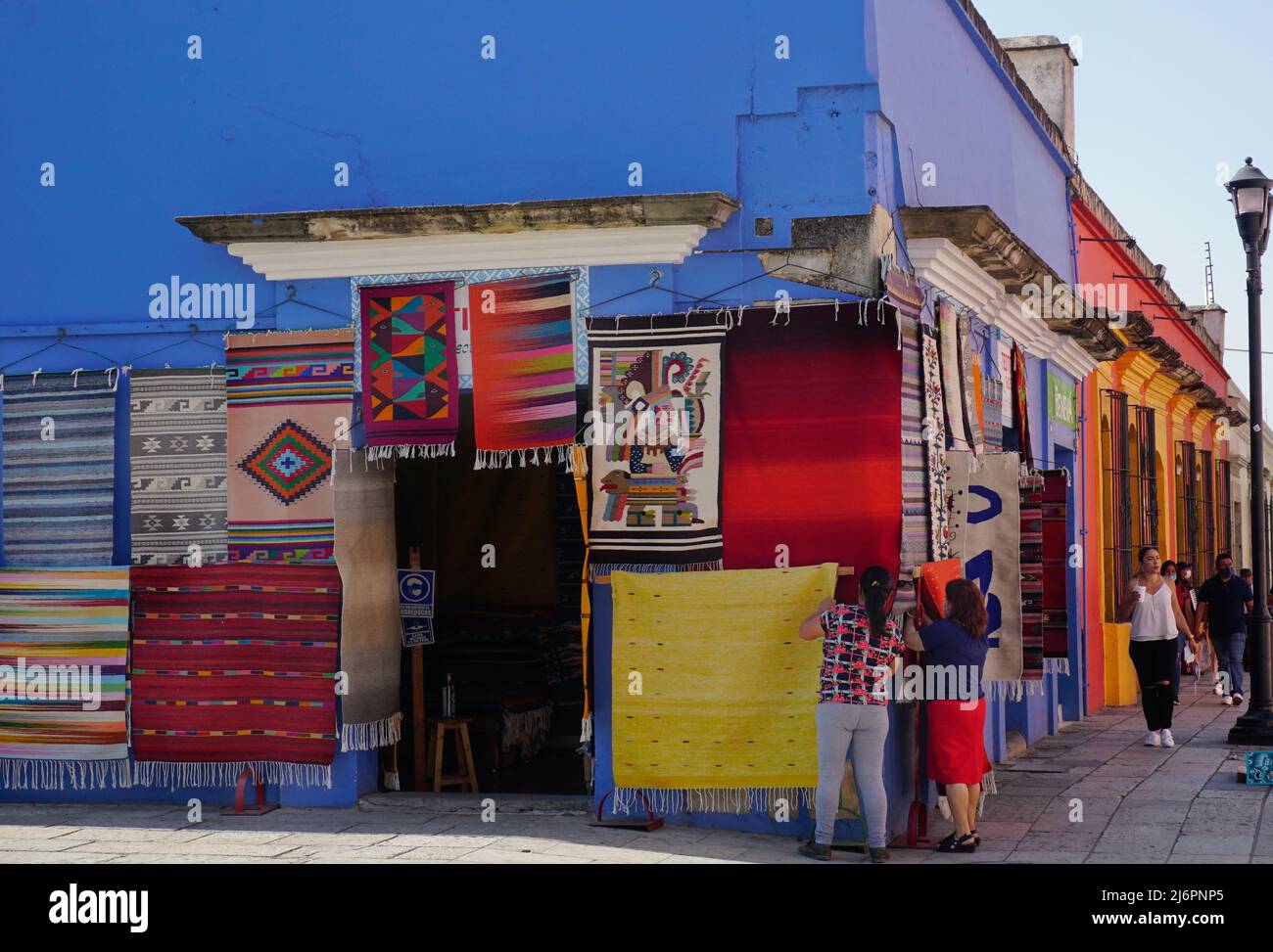 "Rugs of Teotitlan" Zapotec rug shop in Oaxaca de Juárez City, Oaxaca