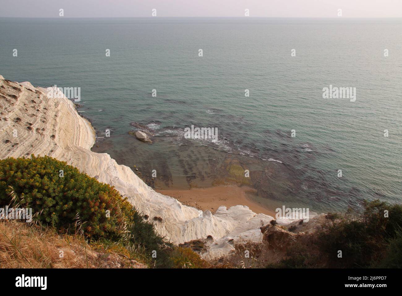 mediterranean sea at scala dei turchi in sicily (italy Stock Photo Alamy