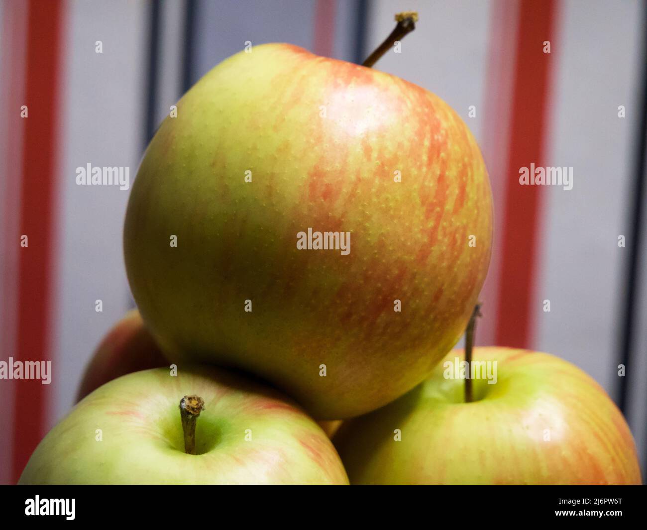 A bunch of gala apples. A few fruits, a closeup shot Stock Photo Alamy