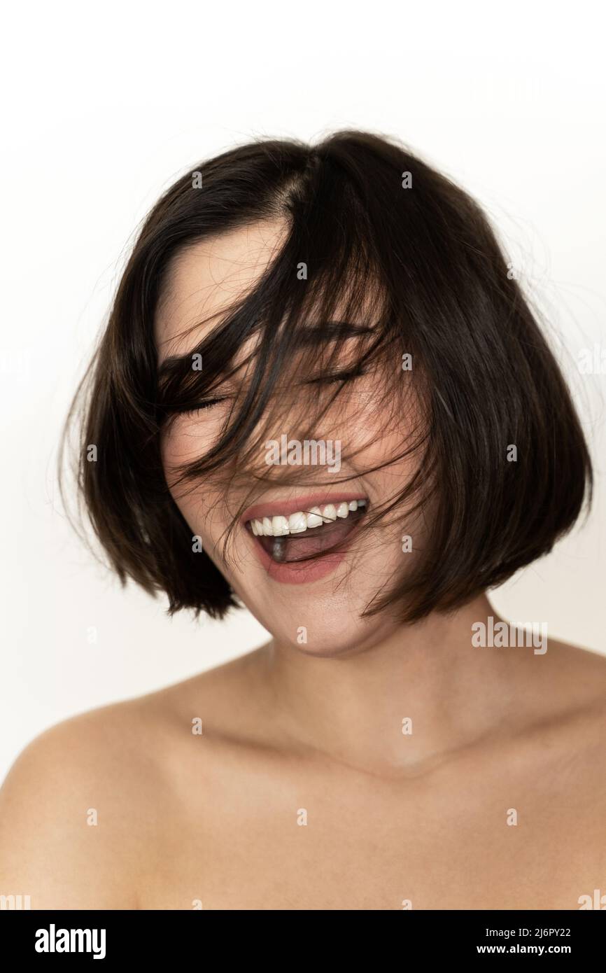 Cheerful middle eastern woman with beautiful smile Stock Photo - Alamy