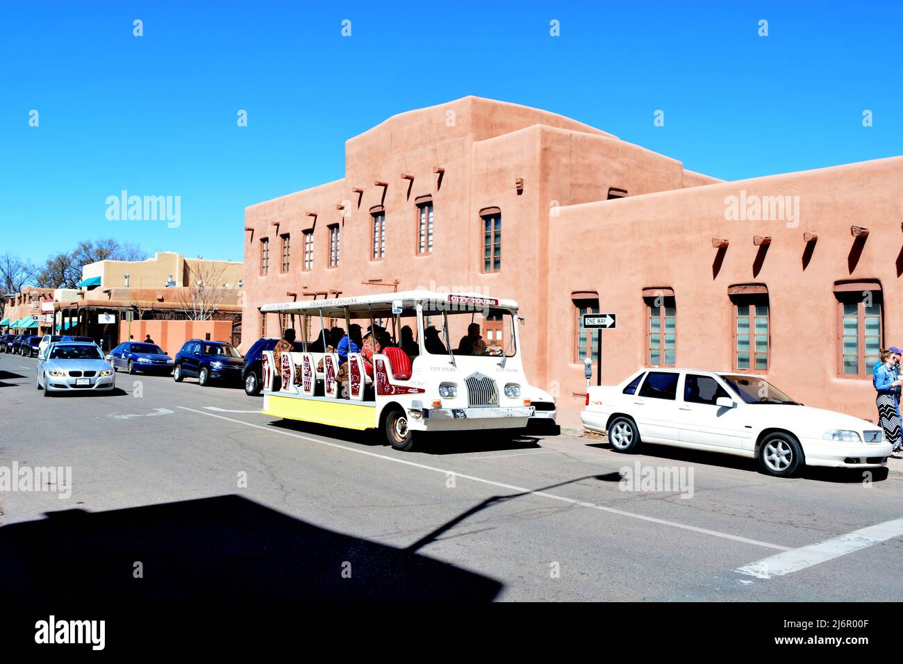Santa Fe, New Mexico, the stopover on Route 66 Stock Photo Alamy