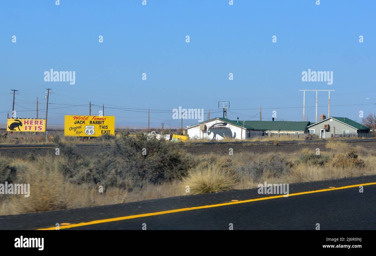 Jack Rabbit Trading Post Stock Photo Alamy