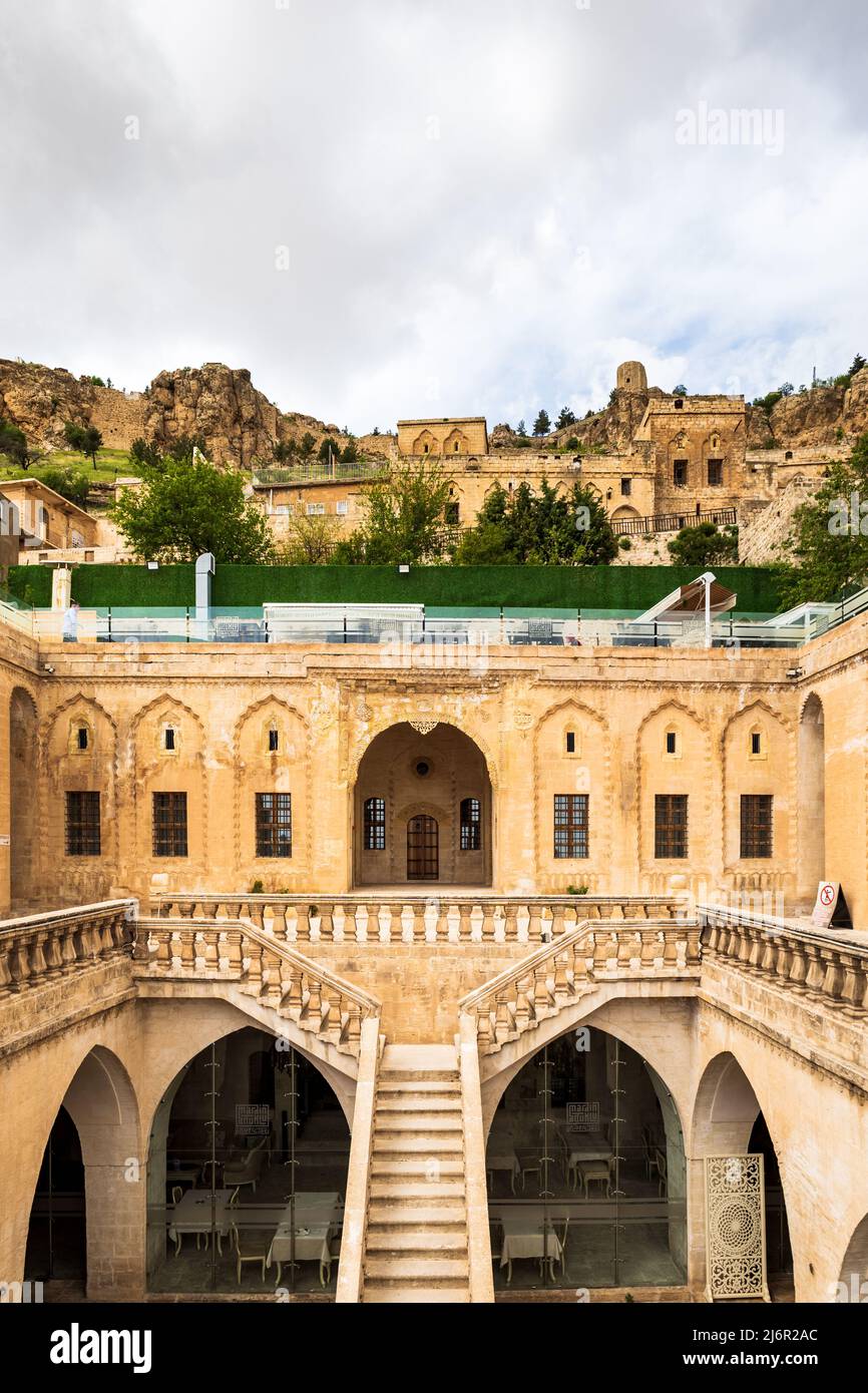 Mardin Old Town Architecture And View With Mardin Castle At The Top 