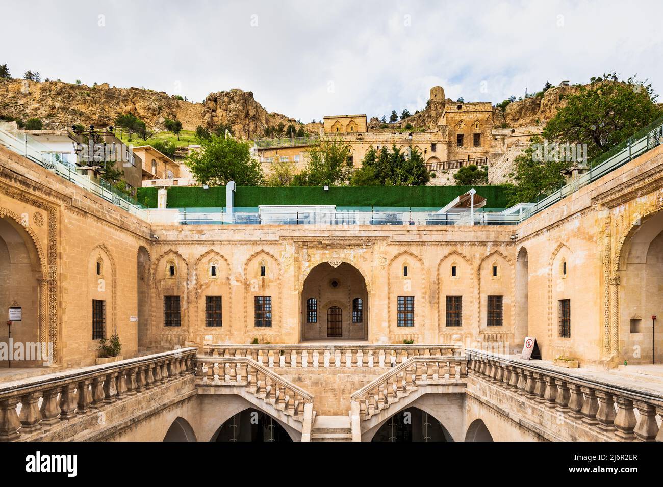 Mardin Old Town Architecture And View With Mardin Castle At The Top 