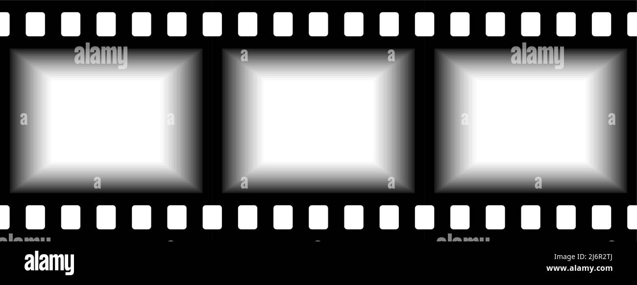 Movie reel template. Blank vintage film strip Stock Vector Image & Art -  Alamy
