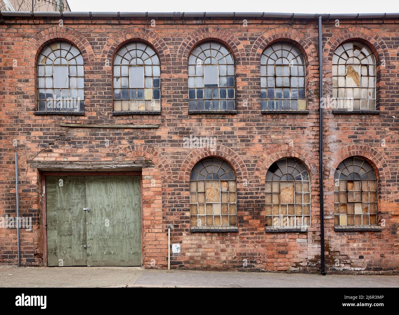 Industrial Warehouse building in Birmingham's Jewellery Quarters Stock Photo