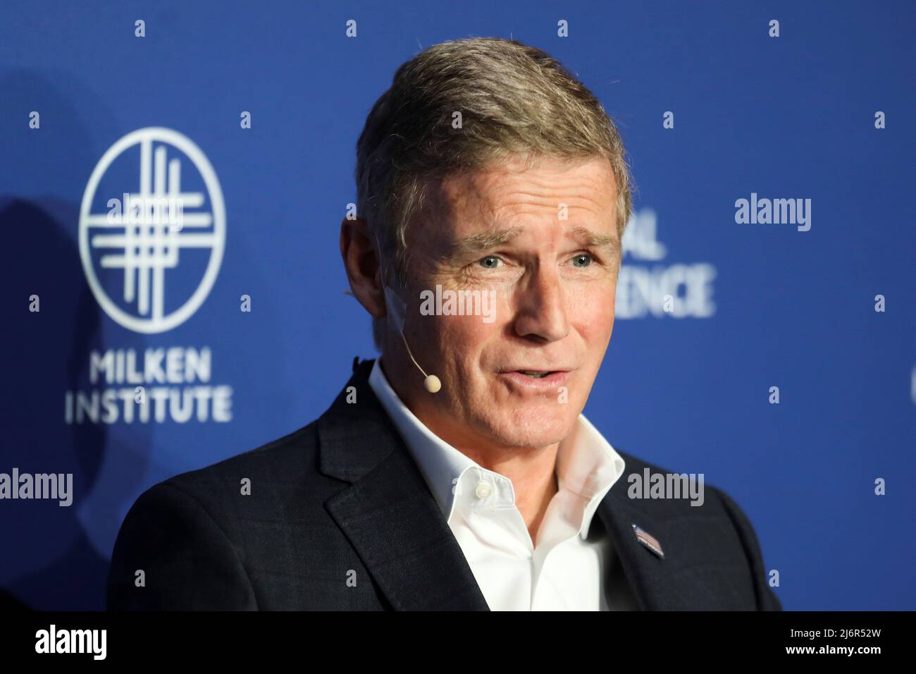 Joe Preston, President and CEO of New Balance Athletics, Inc. speaks at the  2022 Milken Institute Global Conference in Beverly Hills, California, U.S.,  May 3, 2022. REUTERS/David Swanson Stock Photo - Alamy