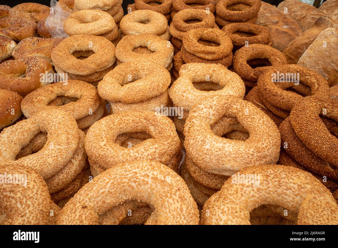 Simit bread stall istanbul turkey hi-res stock photography and images ...