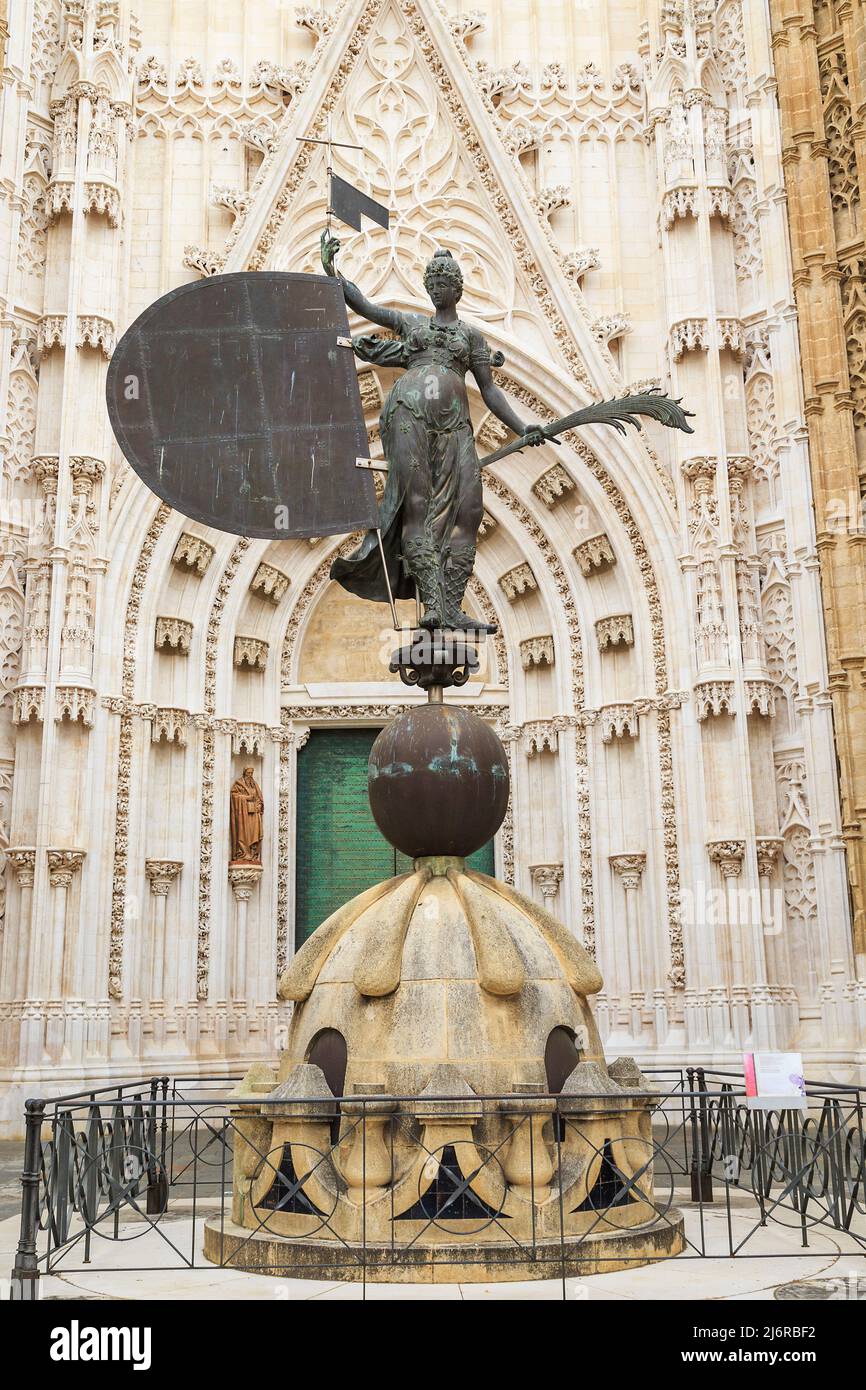 Bronze statue seville hires stock photography and images Alamy