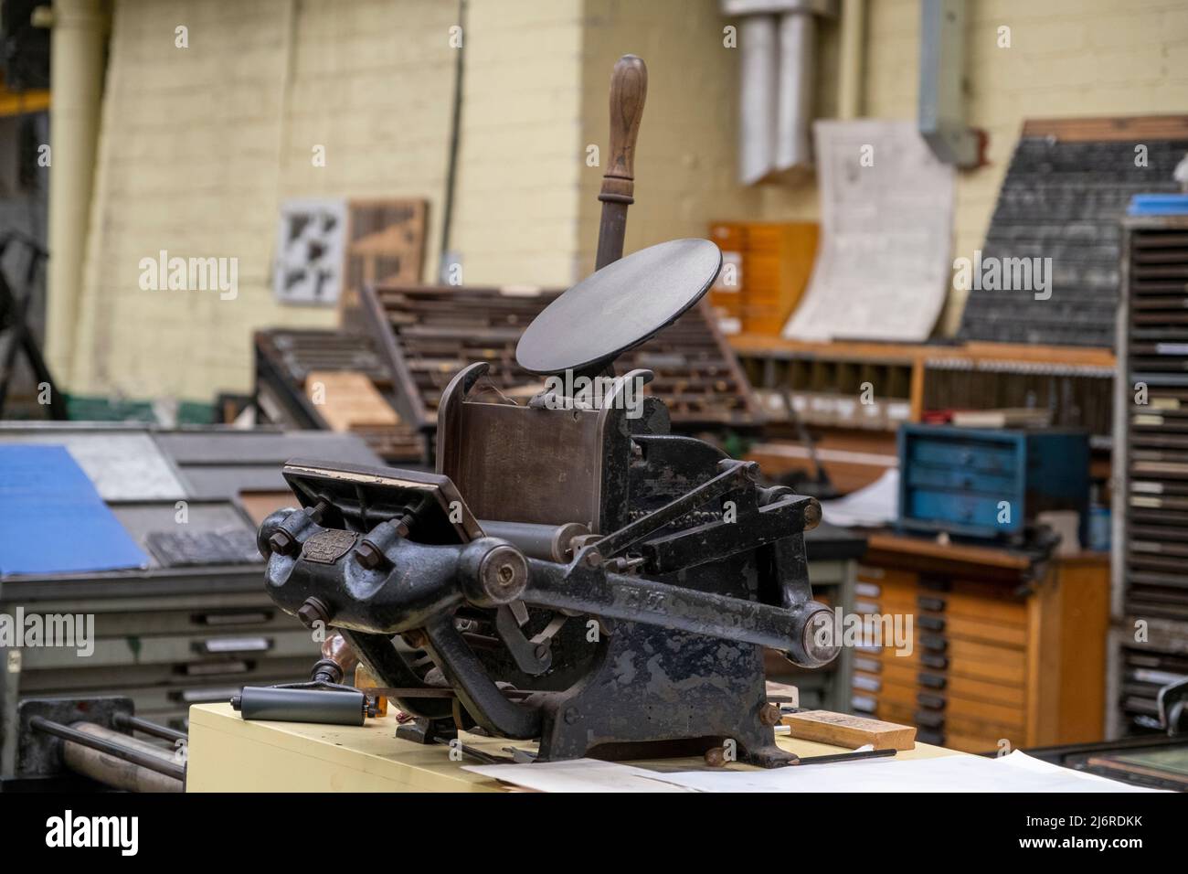 The Printing Gallery at Bradford Industrial Museum, West Yorkshire, UK