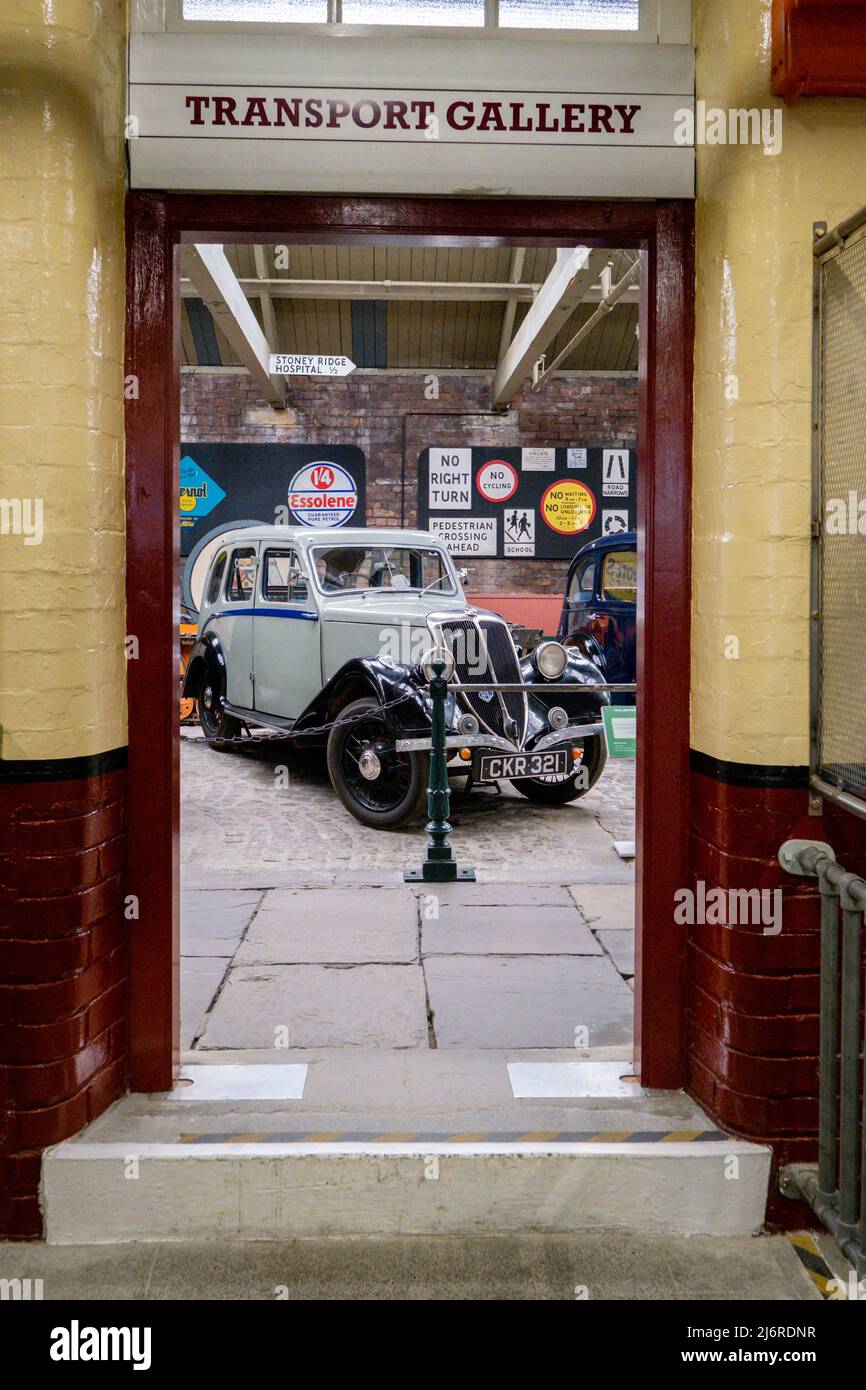 Classic Cars at Bradford Industrial Museum, West Yorkshire, England, UK Stock Photo Alamy
