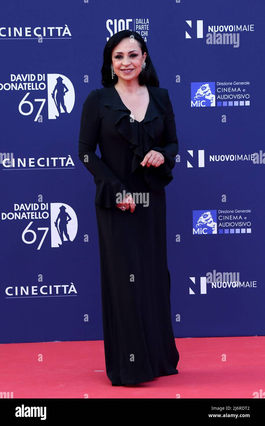 Rome, David Di Donatello 2022. In the photo Maria Nazionale Stock Photo