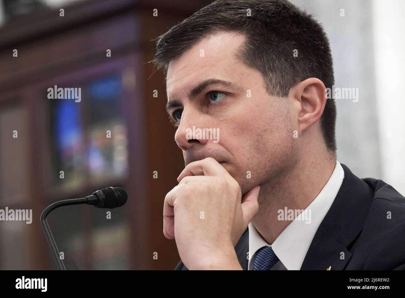 Secretary of the department of transportation hires stock photography