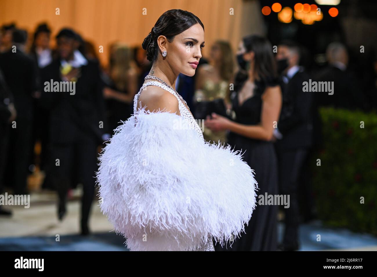 New York, NY on May 2, 2022. Eiza Gonzalez walking on the red carpet at