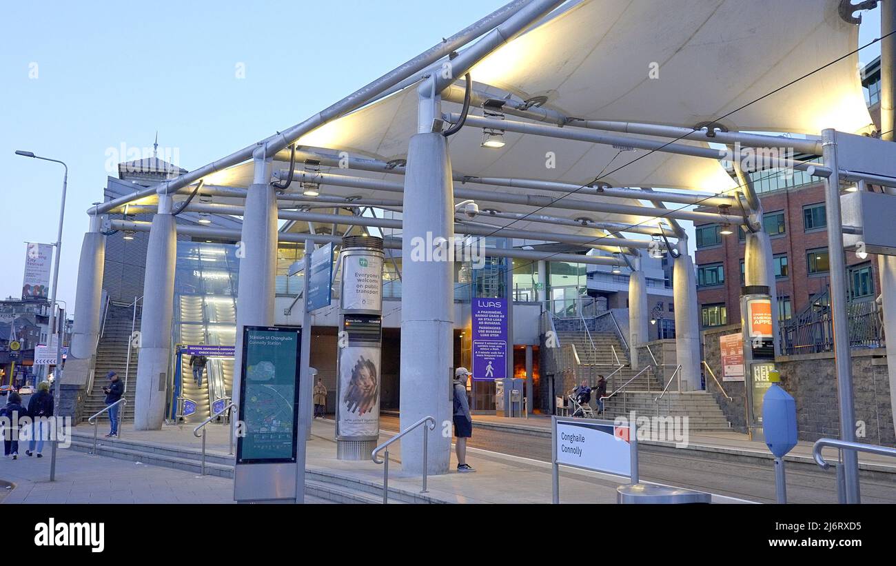Connolly Station Dublin the central station DUBLIN, IRELAND APRIL