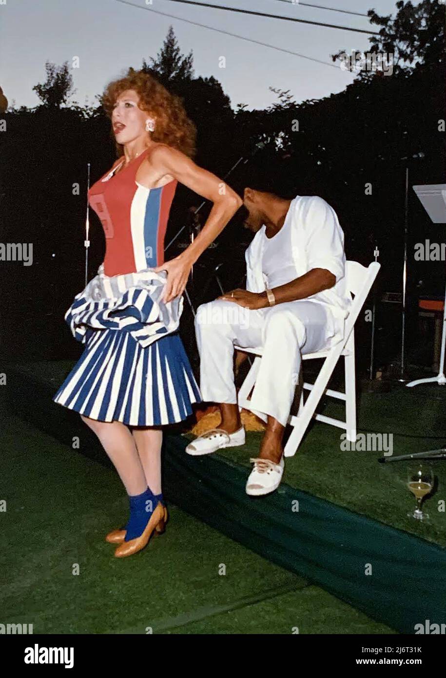 O.J. Simpson’s 40th birthday party at his home at 360 North Rockingham