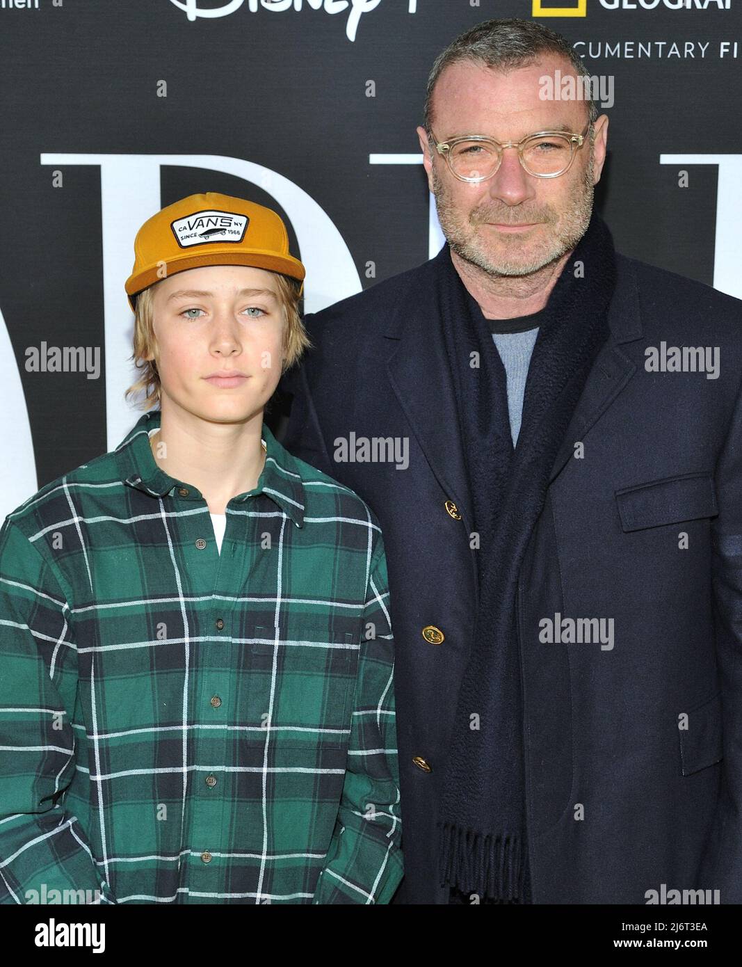 New York, NY, US, May 3, 2022, LR Sasha Schreiber and Liev Schreiber