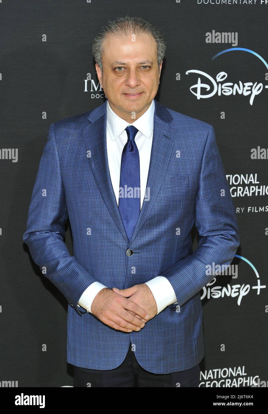 Preet Bharara attends the NY premiere of We Feed People at the SVA Theater in New York, NY on May 3, 2022.  (Photo by Stephen Smith/SIPA USA) Stock Photo