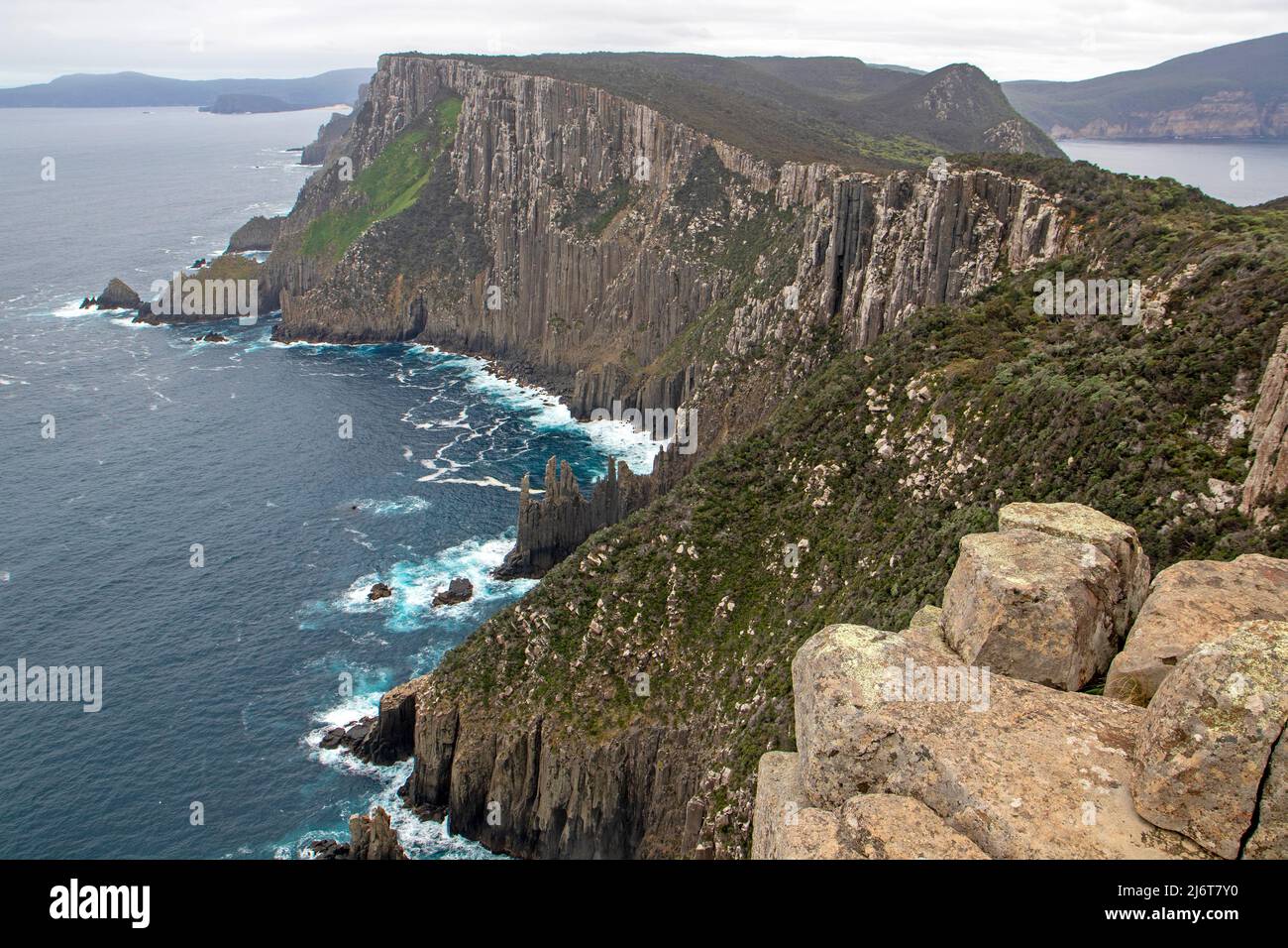 Cliffs on Cape Pillar, Tasman Peninsula Stock Photo Alamy