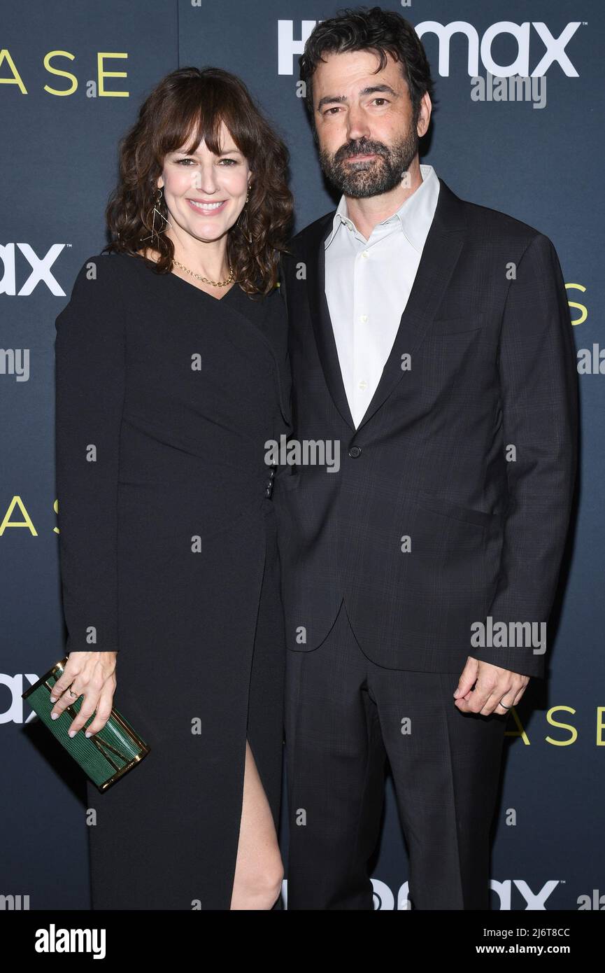 New York, NY, May 3, 2022. (LR) Actors Rosemarie DeWitt and Ron
