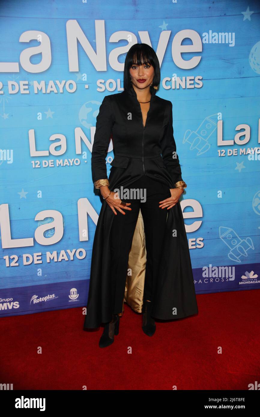 May 2, 2022, Mexico City, Mexico City, Mexico: Maya Zapata poses for photos during the red carpet premiere of the La Nave at Cinepolis Millana. On May 3, 2022 in Mexico City, Mexico. (Credit Image: © Jorge Gonzalez/eyepix via ZUMA Press Wire) Stock Photo