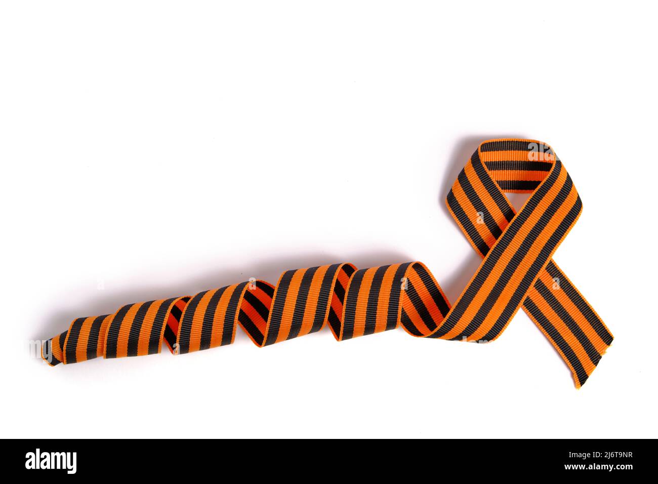 St. George ribbon on white background.Memory and patriotism Stock Photo ...