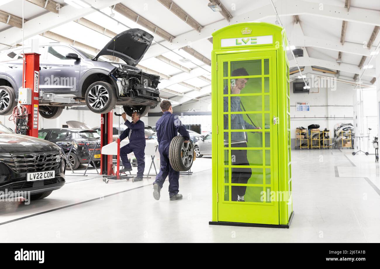 EDITORIAL USE ONLY Kitt, from London uses the new LV= Family Action