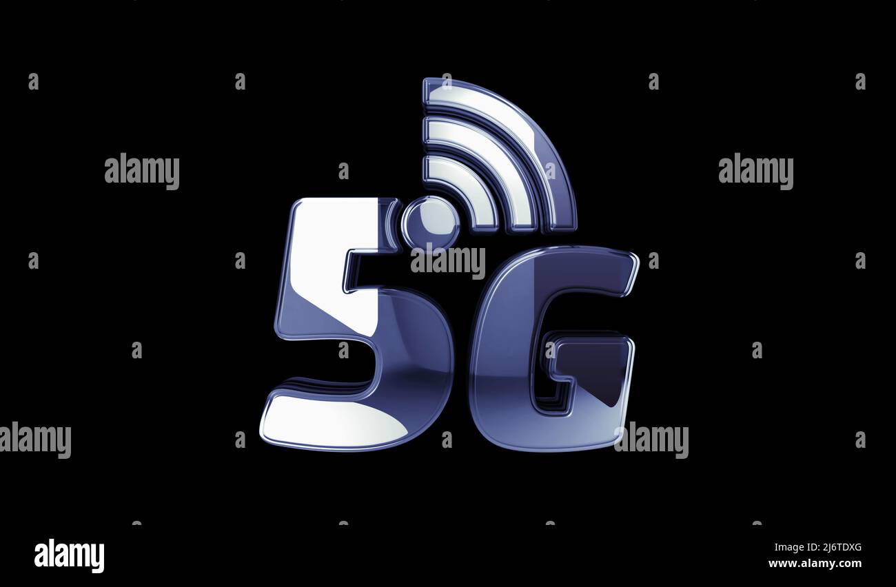 5G High speed Mobile Phone Communication And Iot Network Golden Metal 5g-high-speed-mobile-phone-communication-and-iot-network-golden-metal
