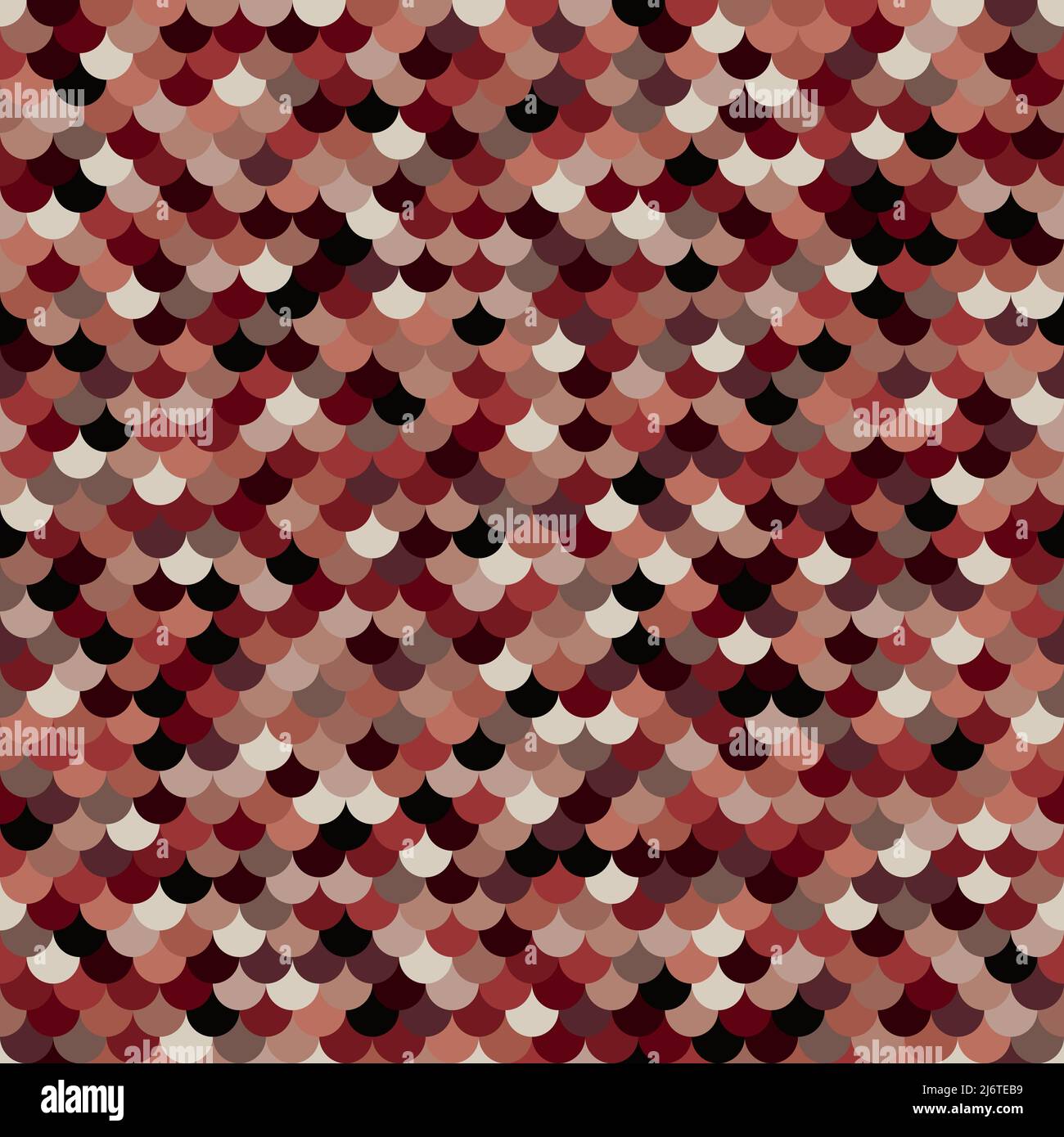 Abstract brown rust halftones fish scale surface. Colored marine ...