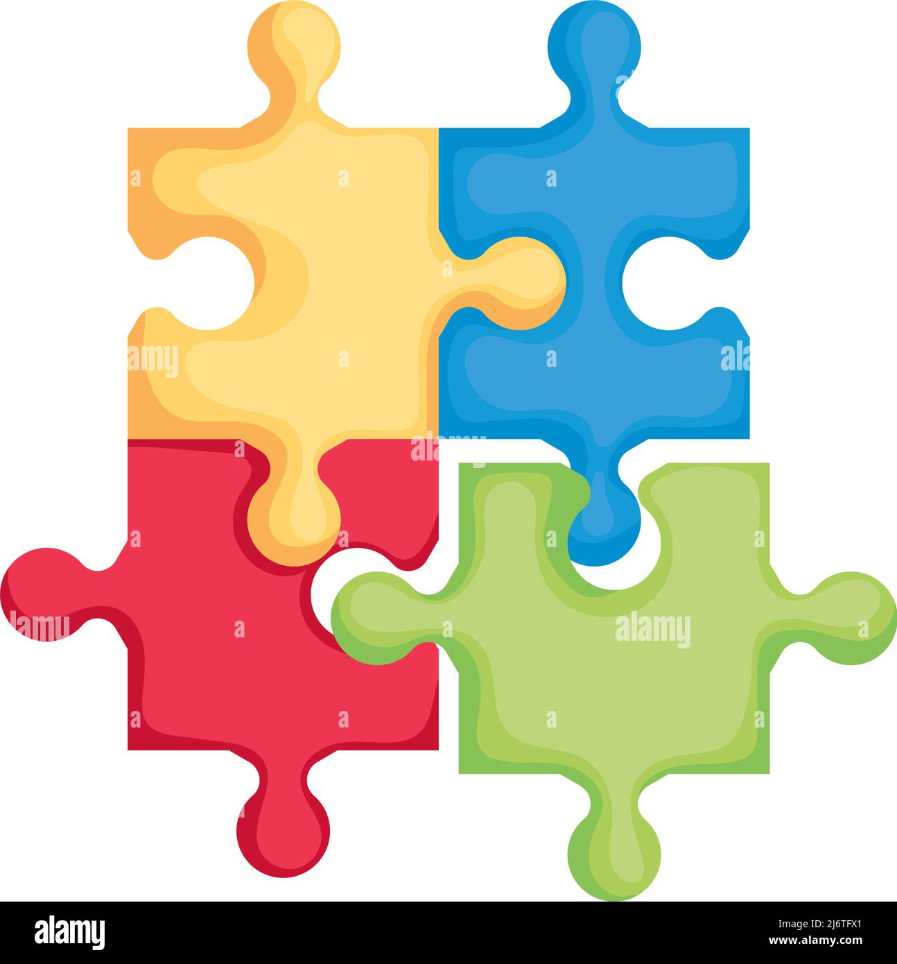 puzzle game pieces Stock Vector Image & Art - Alamy