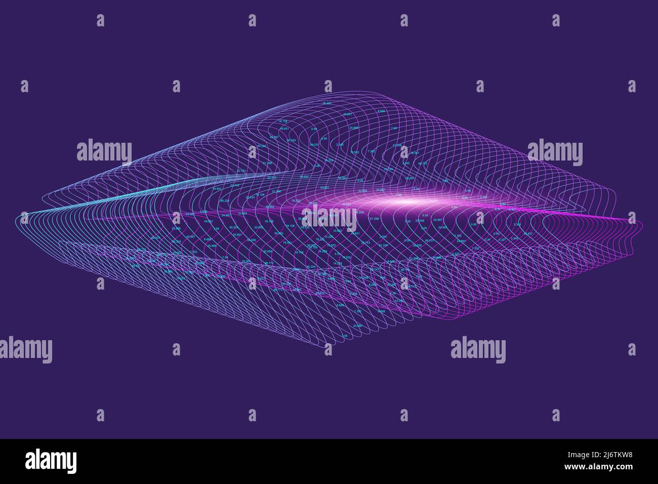 Quantum computer technology concept. Deep learning artificial ...