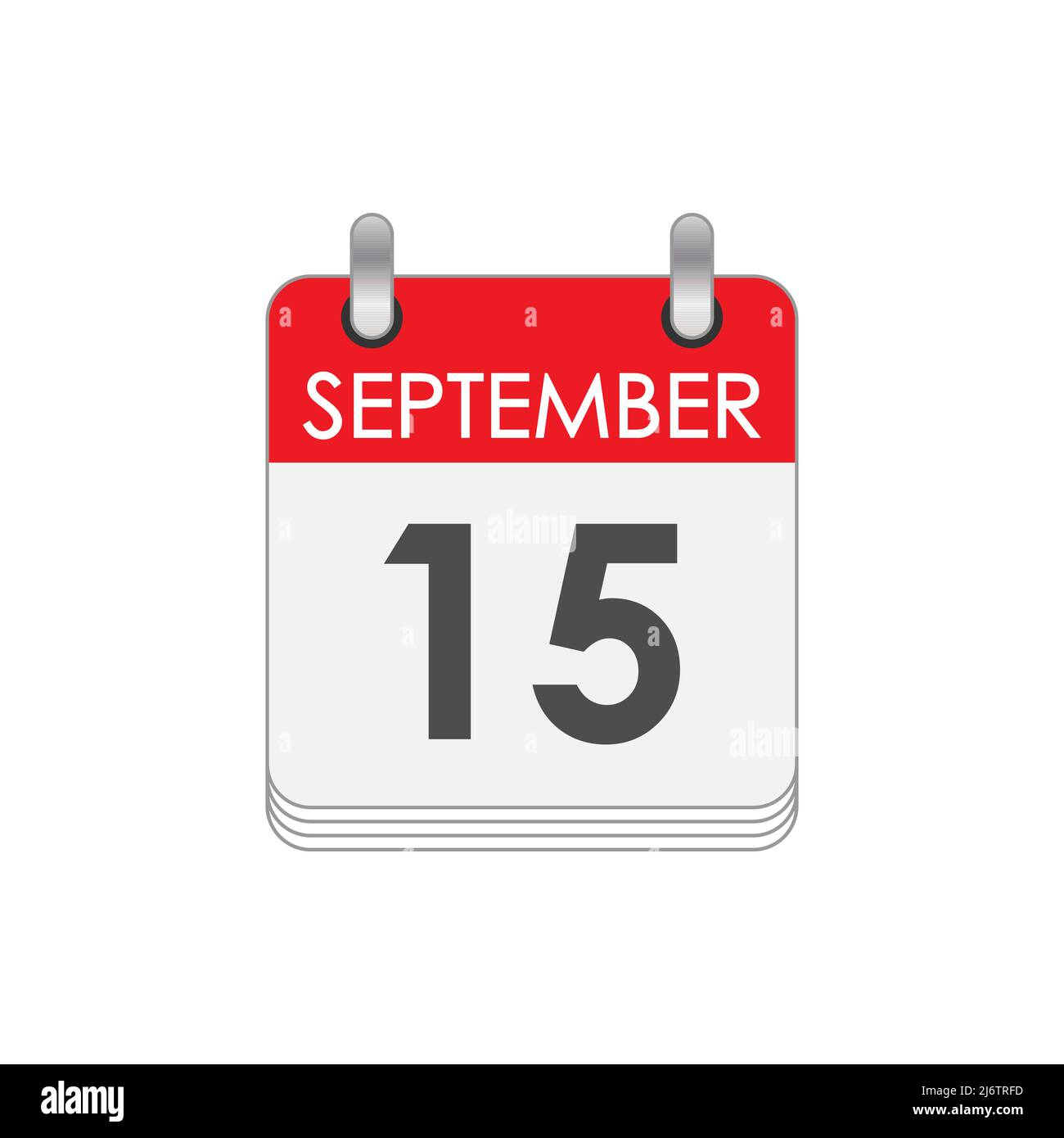 September 15 Events SEPTEMBER 15. A leaf of the flip calendar with the date of SEPTEMBER 15 ...