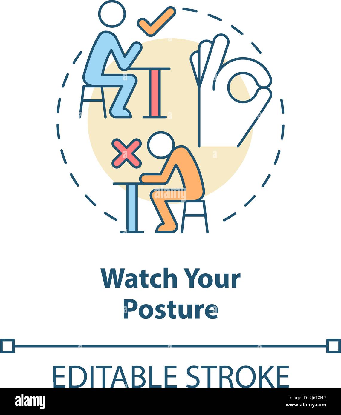 Posture behavior Cut Out Stock Images & Pictures - Alamy