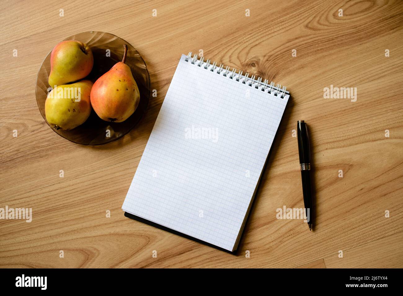 Notepad entries on table hi-res stock photography and images - Alamy